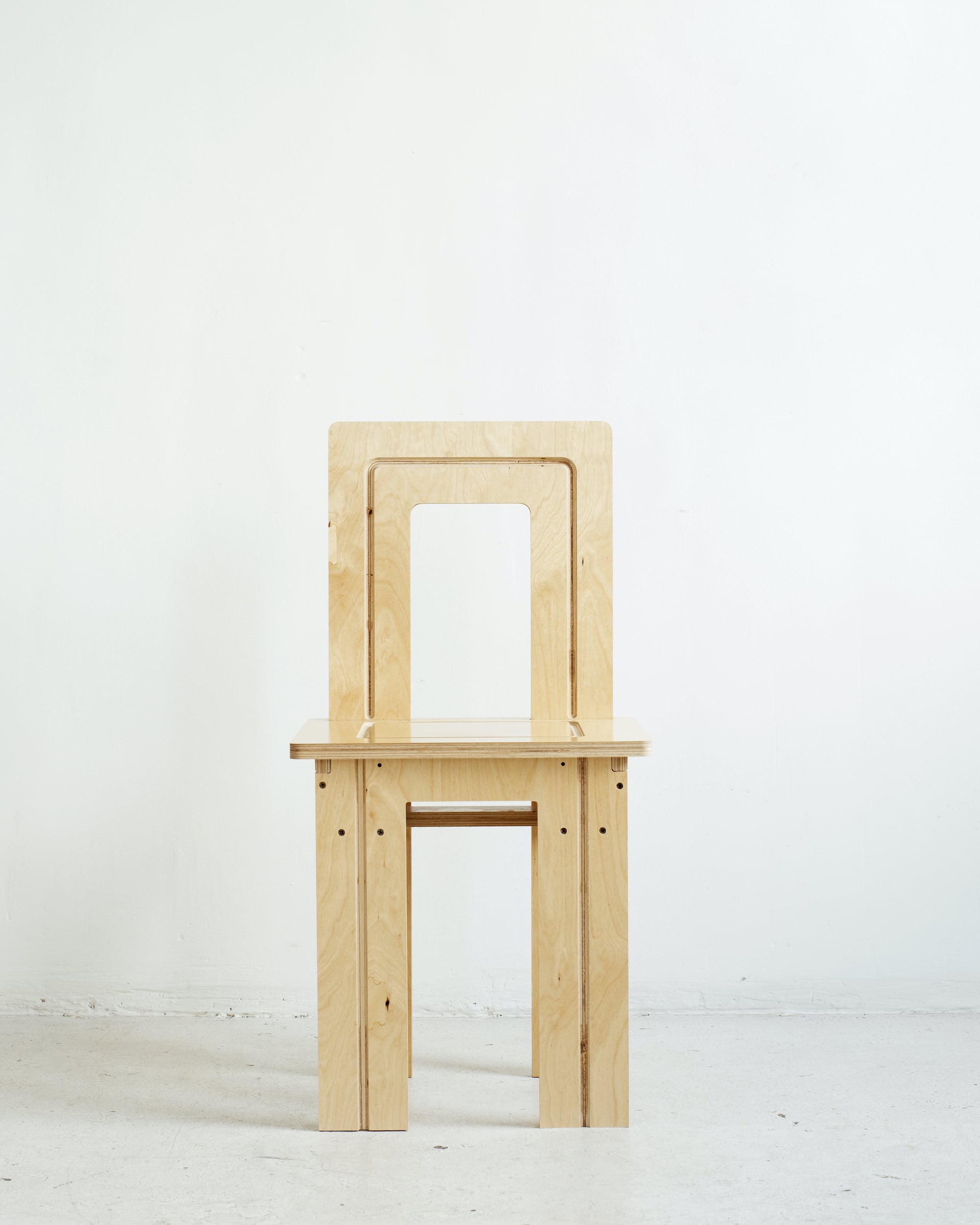 photograph of Square Chair in atelier