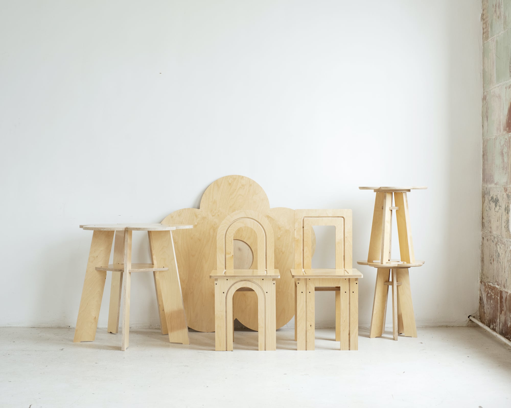 photograph of Rounded Chair in atelier